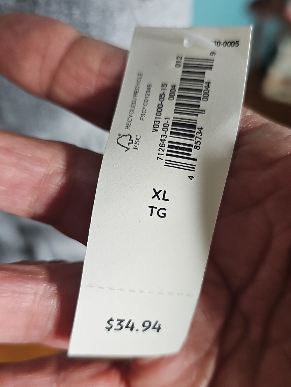Old Navy Blue and Gray Fleece-Lined Jacket - Picture 5 of 6